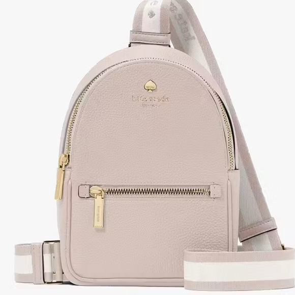 Kate Spade Emma Small Backpack Cozy Beige - Picture 1 of 5